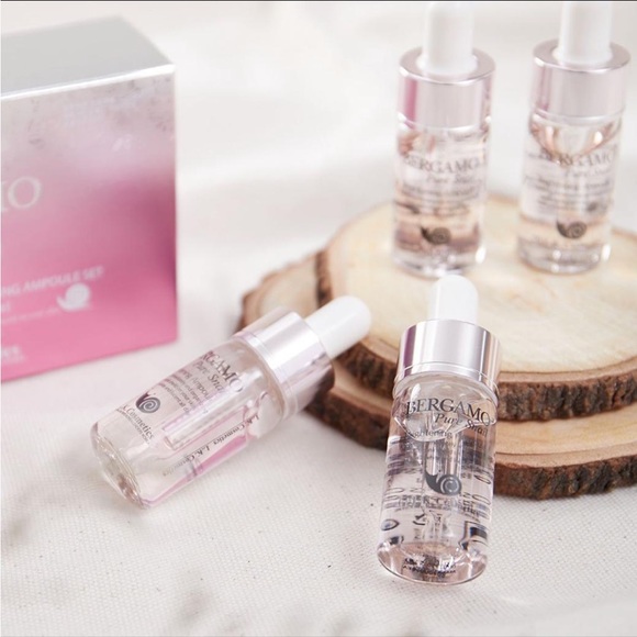 BERGAMO Pure Snail Brightening Ampoule Set 13ml * 4ea - Picture 4 of 6